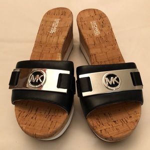 Michael Kors cork slip-ons